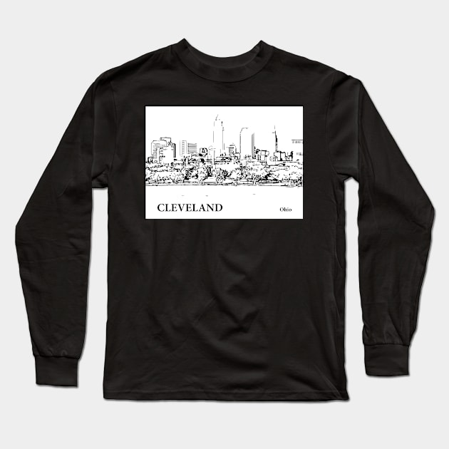Cleveland - Ohio Long Sleeve T-Shirt by Lakeric